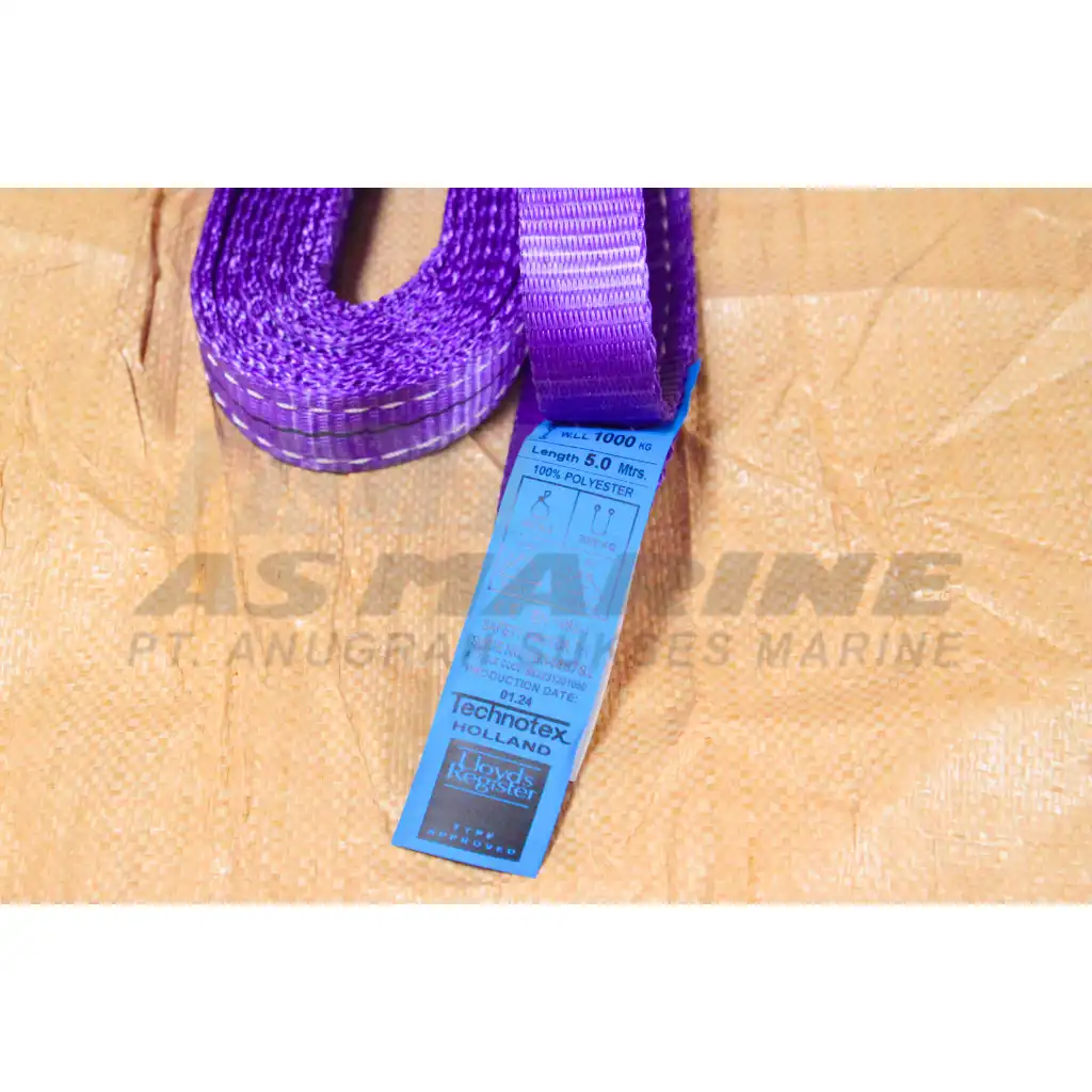 Ukuran Webbing Sling Belt / Tali Angkat Technotex